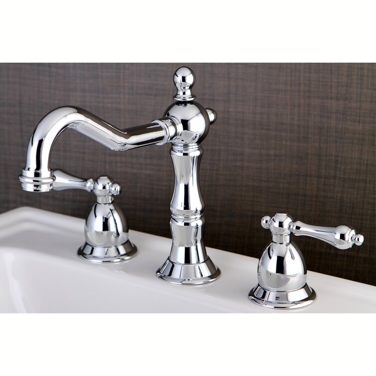 Kingston fashion Brass Heritage Widespread Bathroom Faucet